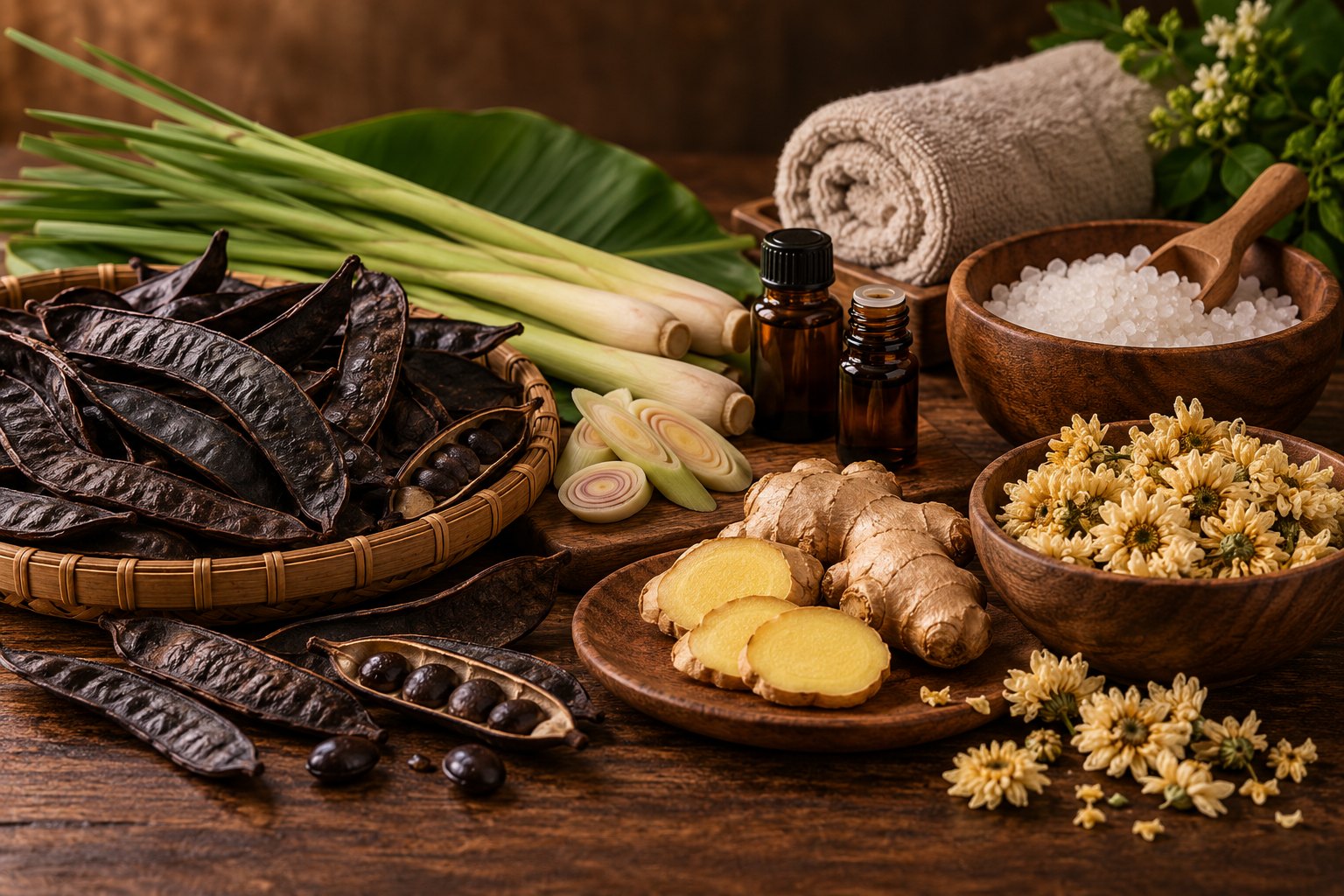 Thảo mộc bản địa cho liệu trình dưỡng sinh S2 Spa