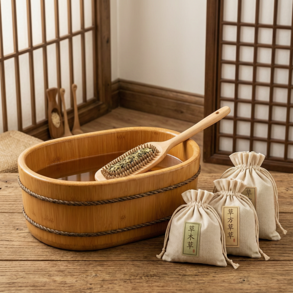 Massage Chân Ấn Huyệt Thảo Dược Đông Y